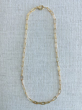 Load image into Gallery viewer, Paperclip • gold necklace